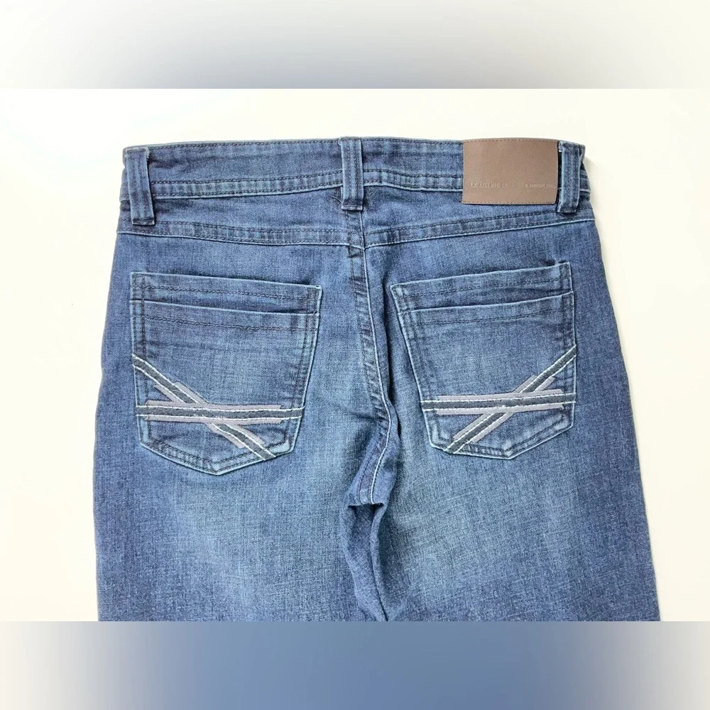 TK AXEL Men's Denim Slim Bootcut Jeans Size 32 X 30